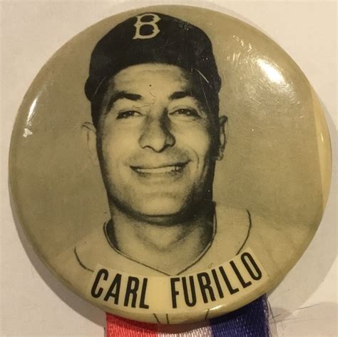 Lot Detail 50s Carl Furillo Brooklyn Dodgers Pin