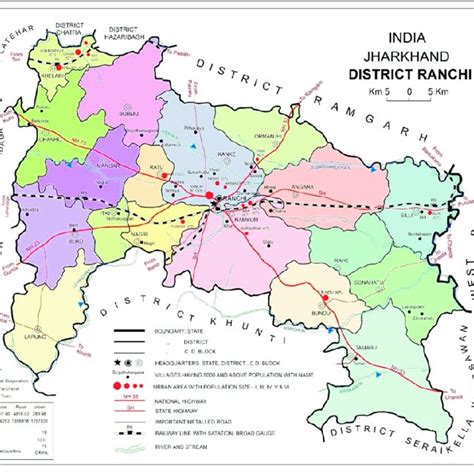 Ward Map Of The Ranchi Municipal Corporation Download