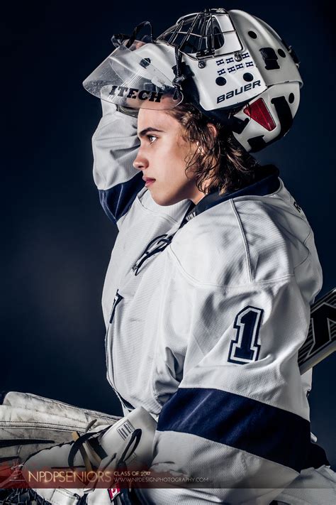 Np Design And Photography Senior Pictures Hockey Player Portrait Photography Npdpseniors