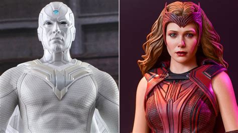 WandaVision - White Vision Figure and Updated Scarlet Witch Head Sculpt