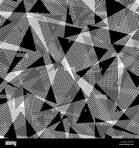 Triangles Background Patterns Black And White Stock Photos And Images Alamy