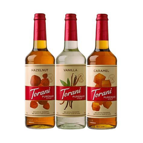 Torani 4 Packs Puremade Syrup 4 X 750ml Glass Bottle Carlo Pacific