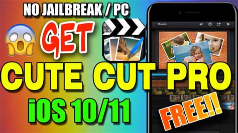How To Get Cute Cut Pro Free No Jailbreakpc Ios 1011 Youtube