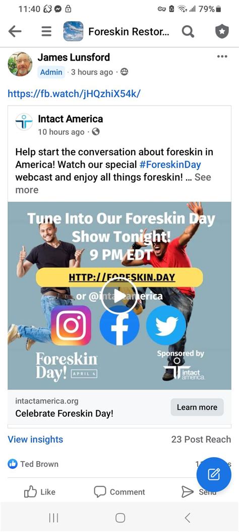 Foreskin Day April 4 Th R Foreskin Restoration