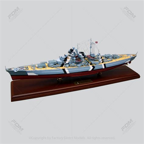 Kms Bismarck Model Ship Factory Direct Models