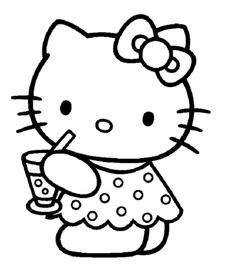 Dessins de Hello Kitty à colorier