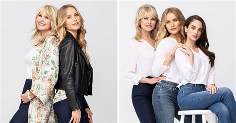 Christie Brinkley Models Alongside Daughters Sailor And Alexa For Nydj