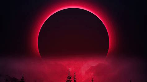 Red Moon Hd Artist 4k Wallpapers Images Backgrounds