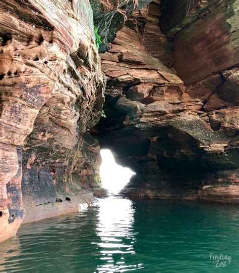 Kayaking In The Apostle Islands Sea Caves In Bayfield Wisconsin