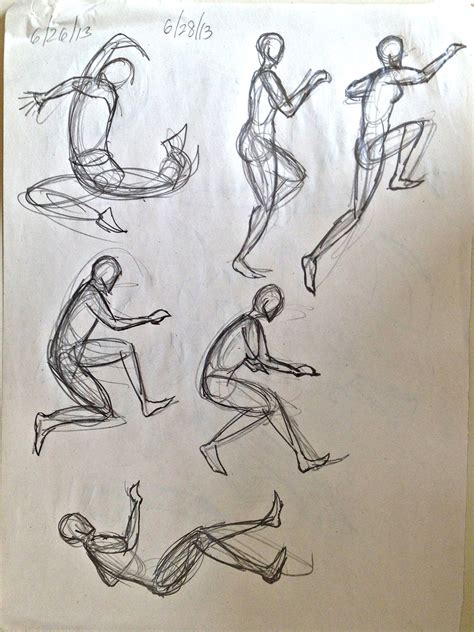 Kreated By Krause Figure Drawing Step One Gesture