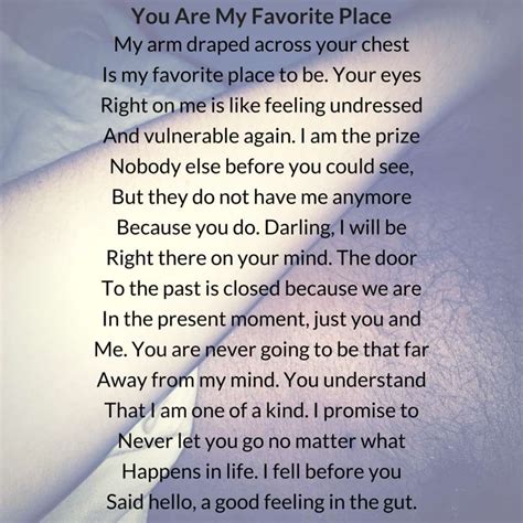 Upbeat Inspirational Poems You Are My Favorite Place Visual Poem Du Poetry