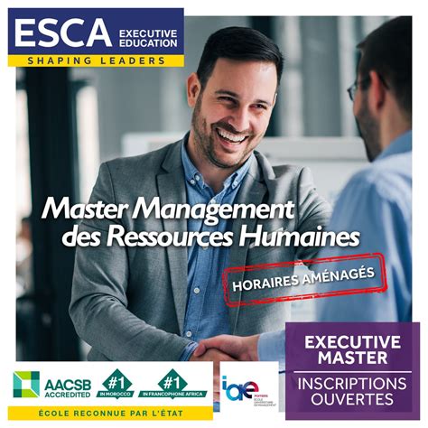 Executive Master Esca Ecole De Management