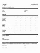 Pictures of New Employee Review Form