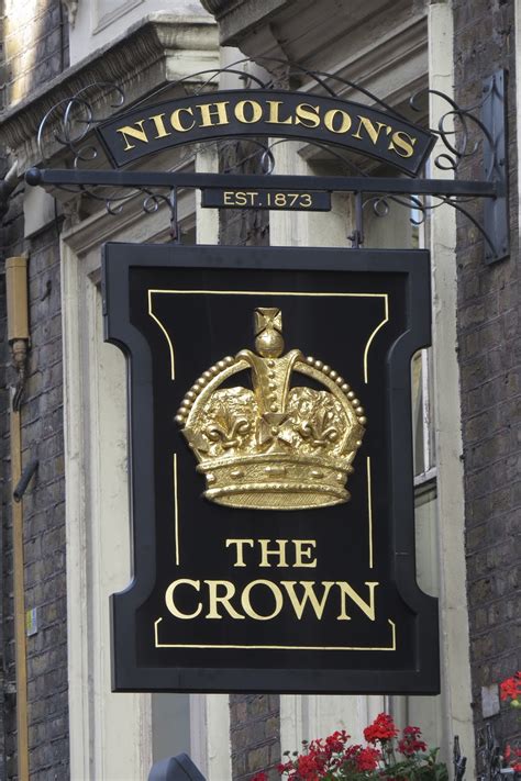 A Strong Belief In Wicker Pub Signs Of London