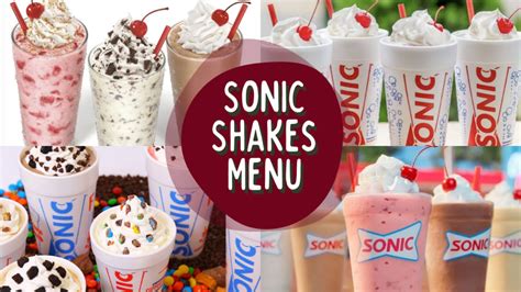 Sonic Shakes Menu Prices 2024 With 10 Top Milkshakes