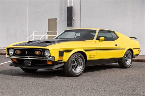 For Sale 1971 Ford Mustang Boss 351 Grabber Yellow 351ci V8 4 Speed