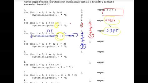Https://tommynaija.com/worksheet/java For Loop Worksheet 1 Answers