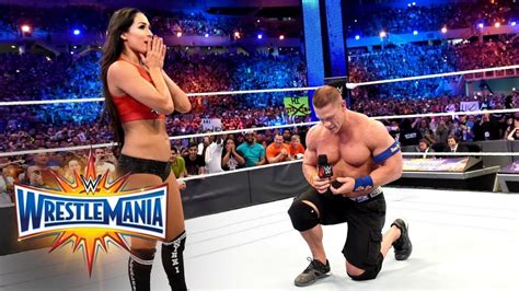 Watch John Cena Proposes To Nikki Bella Wrestlemania 33