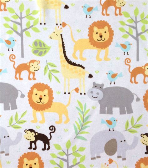 Nursery Fabric Zoo Animals Knit At Nursery Fabric Safari