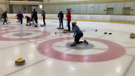 Youth Try Out Curling In Lantz Youtube