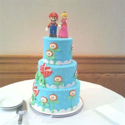 Super Mario Wedding Cake Super Mario Cake Mario Cake