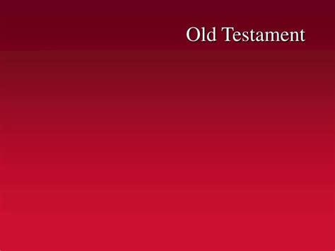PPT Old Testament PowerPoint Presentation Free Download ID