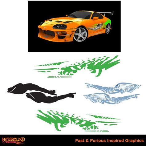 Fast And Furious Eclipse Inspired Decals Hellbound Graphics Em 2021