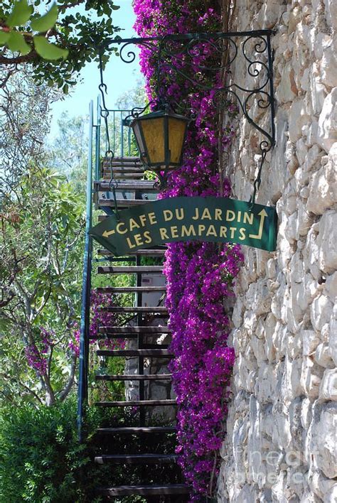 "Le Café du Jardin", Eze, by Andrea Simon Eze France, Provence France