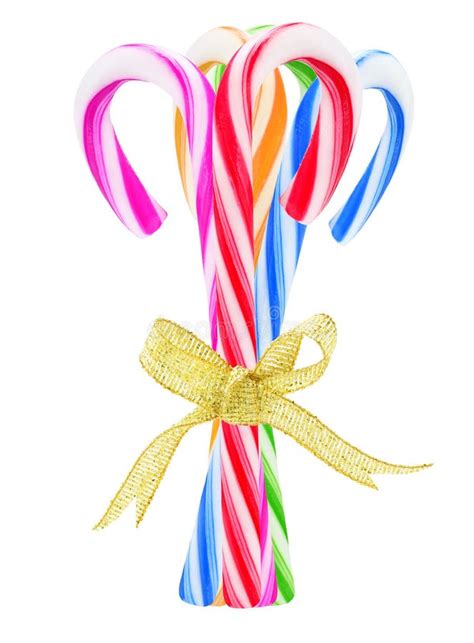 Bundle Of Colorful Candy Canes Stock Photo Image Of Sweet Snack