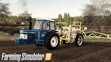 Ford 7610 Chafer Sprayer Old Footage Charwell Farming Simulator