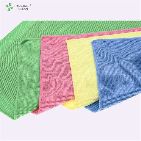 lint free cleanroom compliant protective anti static esd microfiber cleaning cloth