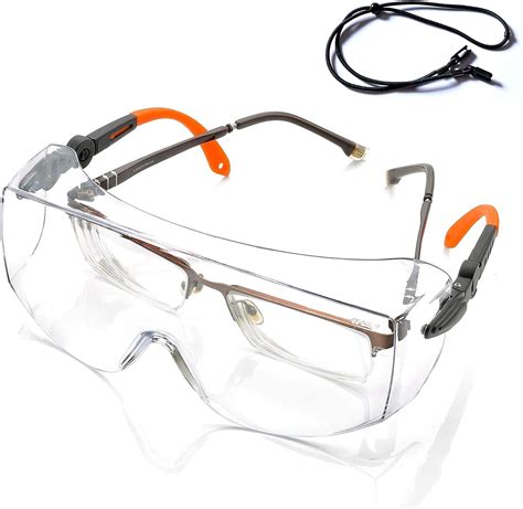 Safeyear Over Glasses Sg009 Work Glasses Safety Goggles Eyewear Eyeglasses For Eye Protection