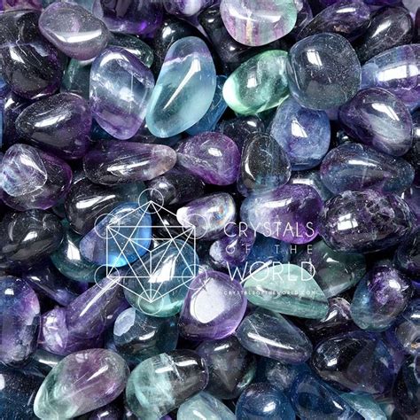 Fluorite Tumbled Stone Crystals Of The World