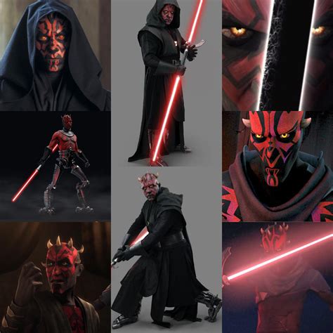 Compiled A List Of Canon Darth Maul Appearances With Name And Credit