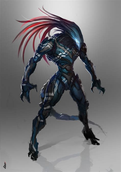 Alienguy David Iglesias Martínez Alien Concept Art Sci Fi Concept Art Fantasy Character Design