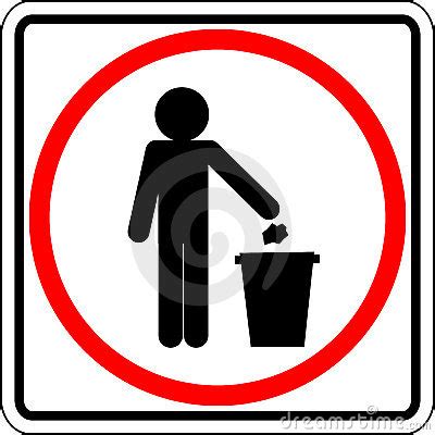 Why do people throw rubbish in the sea. Throwing Trash Vector Sign Stock Photo - Image: 2595320