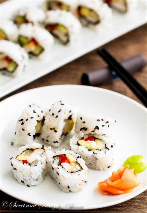 Homemade Sushi Rolls ~sweet And Savory