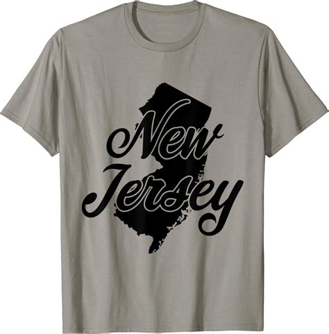 Amazon Com New Jersey T Shirt Clothing Shoes Jewelry