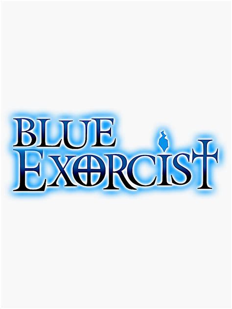 Blue Exorcist Title Sticker By Stargirl00 Redbubble