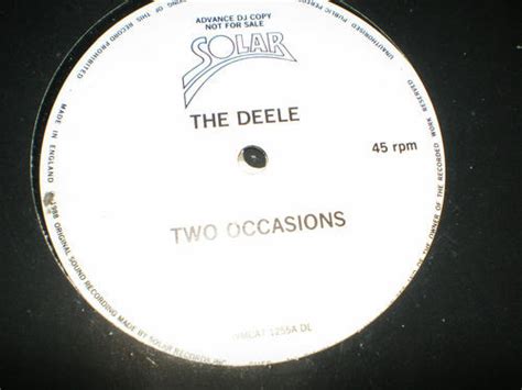 The Deele Two Occasions 1988 Vinyl Discogs