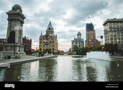 Downtown Syracuse New York Usa Stock Photo Alamy