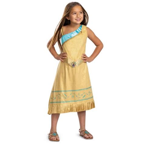 Disney Official Deluxe Pocahontas Costume Kids Native American