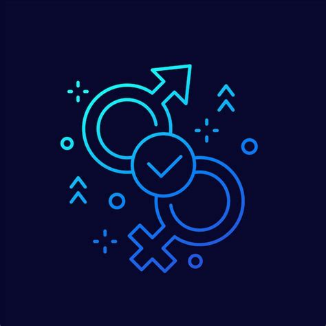 Premium Vector Sex Icon With Gender Symbols Linear Vector