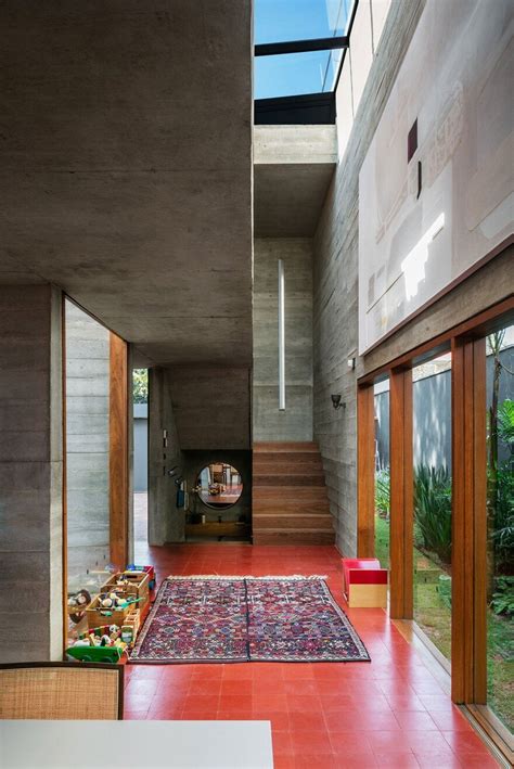 Brutalist Inspired Concrete House In Sao Paulo By Una Arquitetos