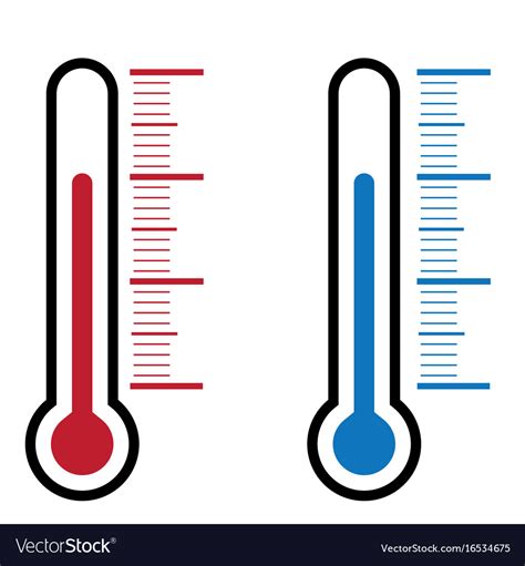 Thermometer Icon On White Background Royalty Free Vector