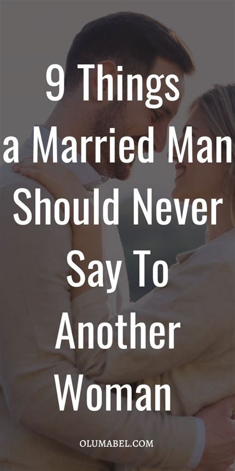 A Couple Hugging Each Other With The Text 9 Things A Married Man Should