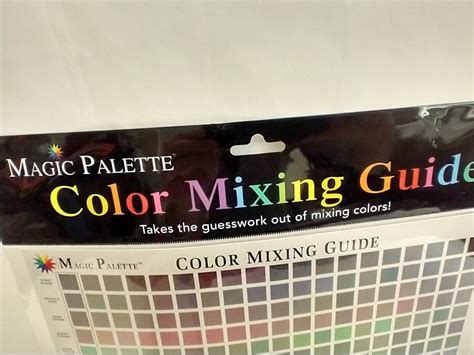 Magic Palette Color Mixing Guide 324 Color Swatch Sample Chart Style