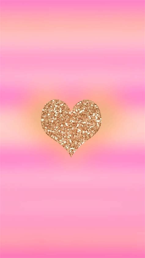 Download Pink Heart Iphone Wallpaper Wallpaper