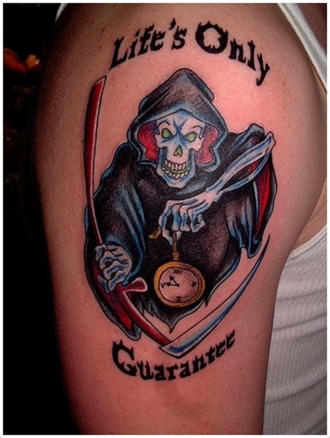 35 Horrifying Grim Reaper Tattoo Designs
