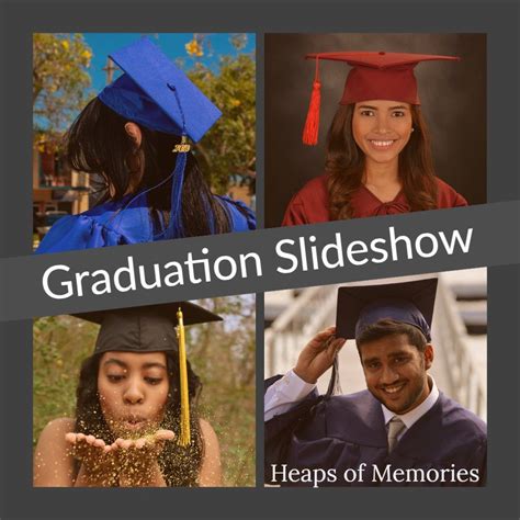 Graduation Slideshow High School College Professional Custom Etsy